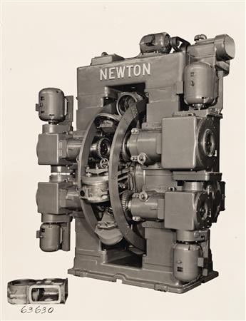 (INDUSTRY) Three albums with nearly 400 photographs of machinery from the Consolidated Machine Tool Corporation of America, Rochester,